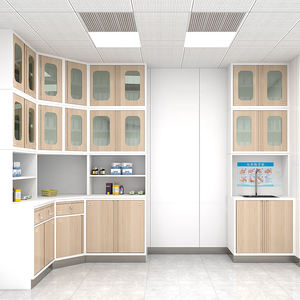 خزائن طبية حديثة من الفولاذ ووحدات جانبية للعيادات الطبية - وحدات متينة سهلة التنظيف تُثبت على الحائط - Product Image 2