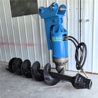 Foreuse hydraulique pour excavatrice, pelleuse de trous, diamètre et profondeur personnalisables, à vendre