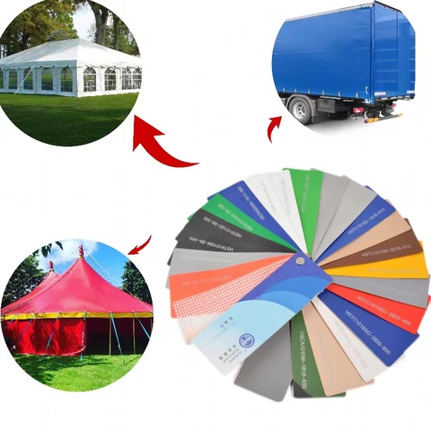 Waterproof 450gsm PVC Laminated Tarpaulin for Tent,Truck Cover Tarpaulin With Customized Sizes With OEM Color in Rolls