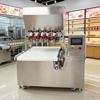 Machine de remplissage entièrement automatique à 5 têtes à cycle élevé pour les entreprises agroalimentaires en chaîne