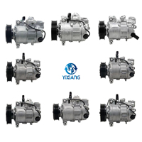 Oe 6A67197110 6A17197110 Compressor Compressor kompresor AC kualitas tinggi untuk Toyota Kubota 06C Slot tunggal 12V