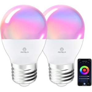 Lampadina LED Intelligente Antela E27 4.9W Wifi Dimmerabile RGB Cambio Colore Luce Bianca per Domotica - Product Image 1