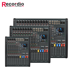 <span class=keywords><strong>Console</strong></span> de mixage audio professionnelle Recordio GAX-KC8 8-16 canaux en métal avec effets intégrés USB/BT pour utilisation sur scène en direct - Product Image 3