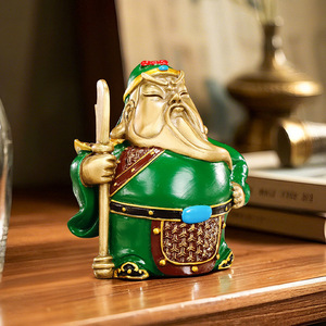 Figura de Guan Gong de Copper World, miniatura de bronce hecha a mano, decoración de oficina, regalo de Año Nuevo Chino - Product Image 2