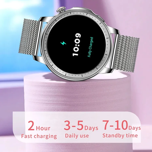 2025 V65 Phụ Nữ Thanh Lịch 1.32 \ "Amoled Smartwatch Dự Báo Thời Tiết Thông Minh Báo Động <span class=keywords><strong>Sms</strong></span> Nhắc Nhở Theo Dõi Sức Khỏe La Bàn - Product Image 2