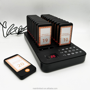Beeper ระบบเพจเจอร์ร้านอาหารคาเฟ่ร้านไอศกรีมรอเข้าแถวรับอาหาร20หน่วย Ml-T20b สื่อสารระยะทาง150เมตร - Product Image 2
