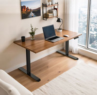Meuble de bureau moderne et simple, table à hauteur réglable électriquement, cadre de bureau debout pour ordinateur portable