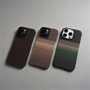 เคสโทรศัพท์ iPhone 17, มาใหม่พร้อมแผ่นปะติดน้ำเคสโทรศัพท์คาร์บอนไฟเบอร์ถักฝาครอบแม่เหล็กกันกระแทก - Product Image 1