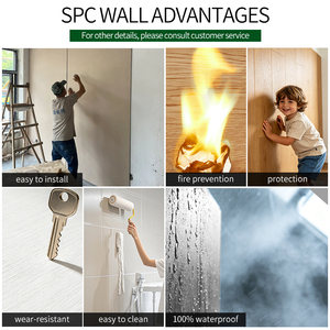 Panel de Pared SPC con Efecto Mármol <span class=keywords><strong>y</strong></span> Sistema de Clic de Fácil Instalación - Product Image 5