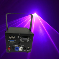 Projecteur laser RVB pleine couleur Dream Ya 1W-5W, contrôle DMX512 12CH/21CH, AC 90-240V, éclairage de scène dimmable pour événements, carte SD