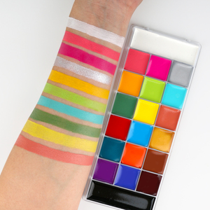 Beauté professionnel maquillage ensemble <span class=keywords><strong>peinture</strong></span> fournitures visage corps <span class=keywords><strong>peinture</strong></span> huile 20 couleurs Palette pour Art fête fantaisie - Product Image 2
