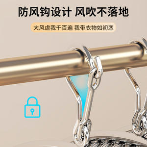 Pinces à chaussettes en acier inoxydable, forme aile de mouette, type crochet, résistantes à la rouille, pour séchage de chaussettes, sous-vêtements, slips, organisateur de vêtements - Product Image 4