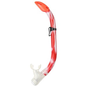 Nouveau design fournisseur d'équipement de plongée Embouchure en silicone Tube respiratoire d'entraînement de natation <span class=keywords><strong>sous</strong></span>-marine <span class=keywords><strong>Tuba</strong></span> semi-sec <span class=keywords><strong>pour</strong></span> enfants - Product Image 2