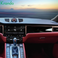 Navigation de voiture Android de 12.3 pouces pour Porsche Macan 2014-2017 Unité principale de voiture Radio stéréo multimédia GPS sans fil CarPlay 4G WIFI