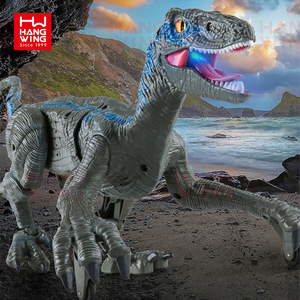 HW Télécommande 2.4G Dinosaure RC Électrique T-Rex et Raptor pour Garçons, Modèle de Dinosaure Fonctionnel, Jouet pour Enfants, Cadeau - Product Image 2