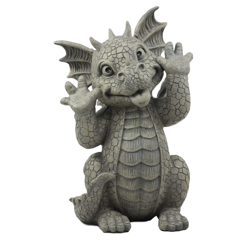 Статуя Дракона из смолы для украшения сада и улицы
