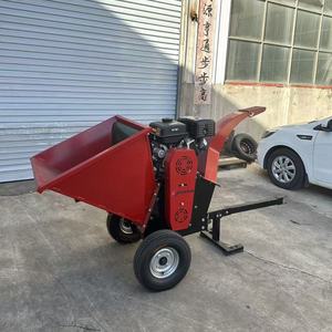 Broyeur de branches d'arbre de haute qualité à vente chaude, broyeur de bois à trois lames haute performance 15HP, broyeur de bois diesel mobile - Product Image 3