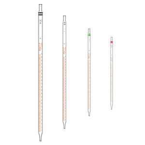 Pipet pengukur kaca, <span class=keywords><strong>Lab</strong></span> 0.1ml 0.2ml 0.5ml 1ml 2ml 3ml 5ml 10ml Transfer Pipet kaca pengukur dengan garis skala - Product Image 1