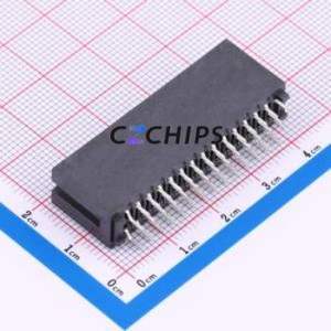 HED56LP03BK Gold Finger Connector Through hole Component (THT),P=1.27mm Connector EDGE SLOT 1.27mm 56P Through Hole - Product Image 2