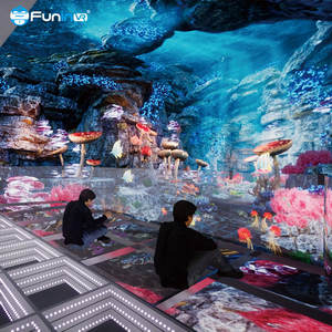 Simulateur de cinéma 9d Vr Attractions expérientielles immersives multi-joueurs <span class=keywords><strong>Jeu</strong></span> de projecteur de sol interactif <span class=keywords><strong>Jeu</strong></span> de <span class=keywords><strong>parc</strong></span> Vr pour enfants - Product Image 1
