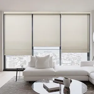 Parasole tapparelle schermo in tessuto solare avvolgibile tapparelle solari in tessuto a batteria - Product Image 1