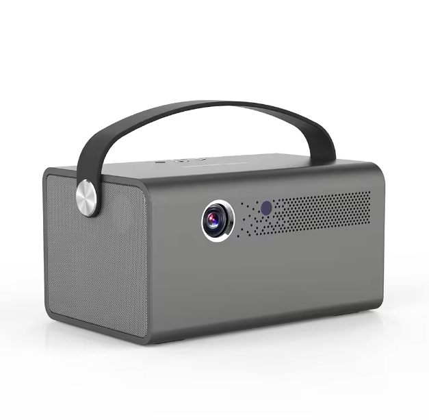 2026 Home Theater DLP LED Smart Projector 3D 4K 600 ANSI Lumens Android 9 Portable Mini Battery V7 PRO HIFI Stereo 30-120
