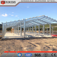 Solución llave en mano prefabricada Casa de agricultura granja matadero planta de procesamiento de carne edificio de acero matadero bovino con diseño