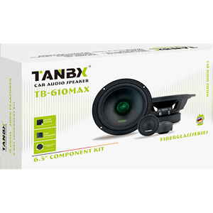 ชุดลำโพงติดรถยนต์ Tanbx ขนาด 6.5 นิ้ว รุ่น Tb610max พร้อมทวีตเตอร์และวูฟเฟอร์ที่ได้รับการปรับปรุงใหม่สำหรับประตูด้านหน้า - Product Image 4