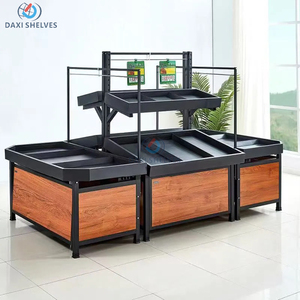 Étagère de présentation de légumes avec de grands paniers pour magasin, présentoir de fruits et légumes, rayonnages pour fruits et légumes - Product Image 3