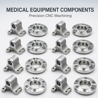 Pièces de fraisage CNC de précision pour équipement médical, acier inoxydable sur mesure pour le travail des composants mécaniques