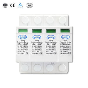 อุปกรณ์ป้องกันไฟกระชากชนิด T2 4P AC 40KA <span class=keywords><strong>SPD</strong></span> CE ได้รับการรับรอง PV - Product Image 1