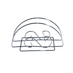 CASAMAX WL AS-9806A Porte-serviettes classique en acier inoxydable avec anneaux de fixation, robuste, écologique, élégant, moderne, durable et créatif - Product Image 1