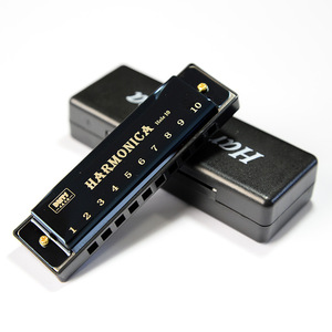 Armónica Cromática Mayorista en Do de 10 Orificios, Juguete Educativo de Acero Inoxidable con Estuche de ABS <span class=keywords><strong>para</strong></span> Principiantes - Product Image 4