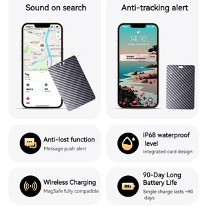 Localizzatore GPS per Portafogli Solo per iOS, Ricarica Wireless, Impermeabile IP68, Localizzatore di Oggetti per Etichette Bagagli, Passaporti, Borse - Product Image 5
