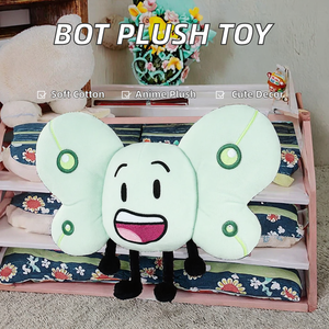 Peluche Bot Bfdi Battle Dream Island, accessoires d'anime, collection <span class=keywords><strong>de</strong></span> poupées douces, décoration <span class=keywords><strong>de</strong></span> chambre, jouet, cadeaux d'anniversaire pour enfants, en coton unisexe - Product Image 2