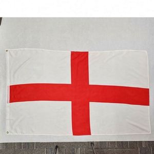 In Stock 3x5 FT 90x150cm Outdoor Events Flying Style Silk <b>Screen</b> Printed Polyester St.George's Cross England Flag - Product Image 2