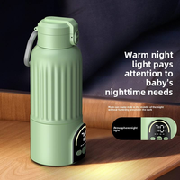 Chauffe-biberon de voiture sans fil OEM ODM, portable, rechargeable, multi-températures, pour les voyages