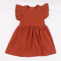 Nouvelle Robe d'Été Décontractée pour Filles, Tissu Confortable, Style Doux pour Bébés Filles de 0 à 3 Mois, Vêtements pour Enfants