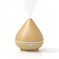 Diffuseur d'huiles essentielles avec lumière LED, humidificateur d'aromathérapie pour table de chevet