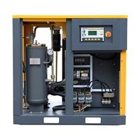 Compresor de Aire de Tornillo Rotativo de Ahorro de Energía de 50 hp 37 KW, Accionamiento Directo Trifásico, 10 bar, 230V, 60HZ, Compresor de Aire Industrial