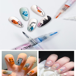 12 colores, bolígrafo de punta fina para decoración de uñas, resistente al agua, de secado rápido, para pintar flores, bolígrafo para grafiti de uñas, bolígrafo para arte de uñas - Product Image 6