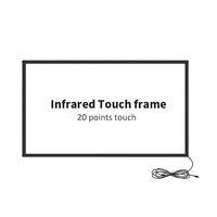 Personnalisé 32 "42" 55 "65" 20 Points Écran Tactile Infrarouge IR Cadre Tactile pour Interactif Multi Touch