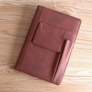 Cuaderno de Negocios A5 de Cuero PU, Papel Premium sin Ácido Cosido, Colores Personalizados para Reuniones de Oficina, Tareas Escolares (Apto para Niños) - Product Image 3