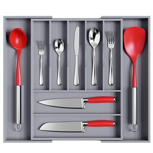 Expandable Kitchen Office Stacking Tool <b>Drawers</b> Organizer <b>Desk</b> Storage Organizer Storage Bin for Kitchen <b>Drawer</b> - Product Image 2