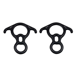 Dispositivo de descenso de aluminio con forma de ocho Tongjin para escalada en roca, rápel y senderismo. - Product Image 1