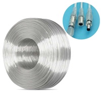 Kabel Listrik DC 22 24 26 AWG 2 Core Transparan, Kabel Ekstensi Perak Bening, Kabel Konektor Led Neon