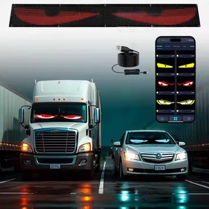 Cao minh bạch dẫn hiển thị dấu hiệu cho xe phía sau cửa sổ kỹ thuật số di chuyển quảng cáo cho trung tâm mua sắm cửa hàng bán lẻ ngoài trời - Product Image 2