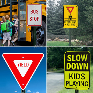 Segnaletica riflettente segnaletica stradale segno di limite di velocità di velocità rallentare i segnali di avvertimento per la sicurezza stradale - Product Image 6