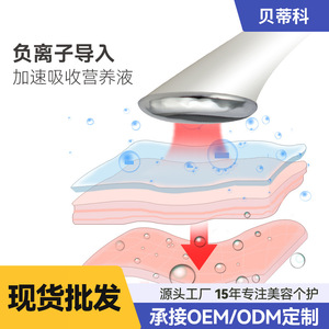 Masajeador Facial Reafirmante con Microcorriente y Vibración, Dispositivo de Belleza de Color Blanco Personalizable, Recargable por USB, para Uso Doméstico - Product Image 5