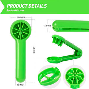 Trancheuse multifonctionnelle portative en plastique pour tomates, raisins et myrtilles, écologique, sans lame, pour légumes et fruits - Product Image 2